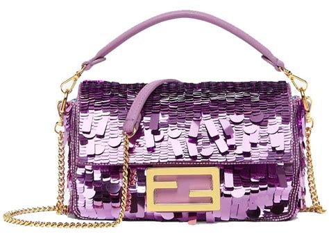 sequin baguette fendi|Fendi baguette bag price.